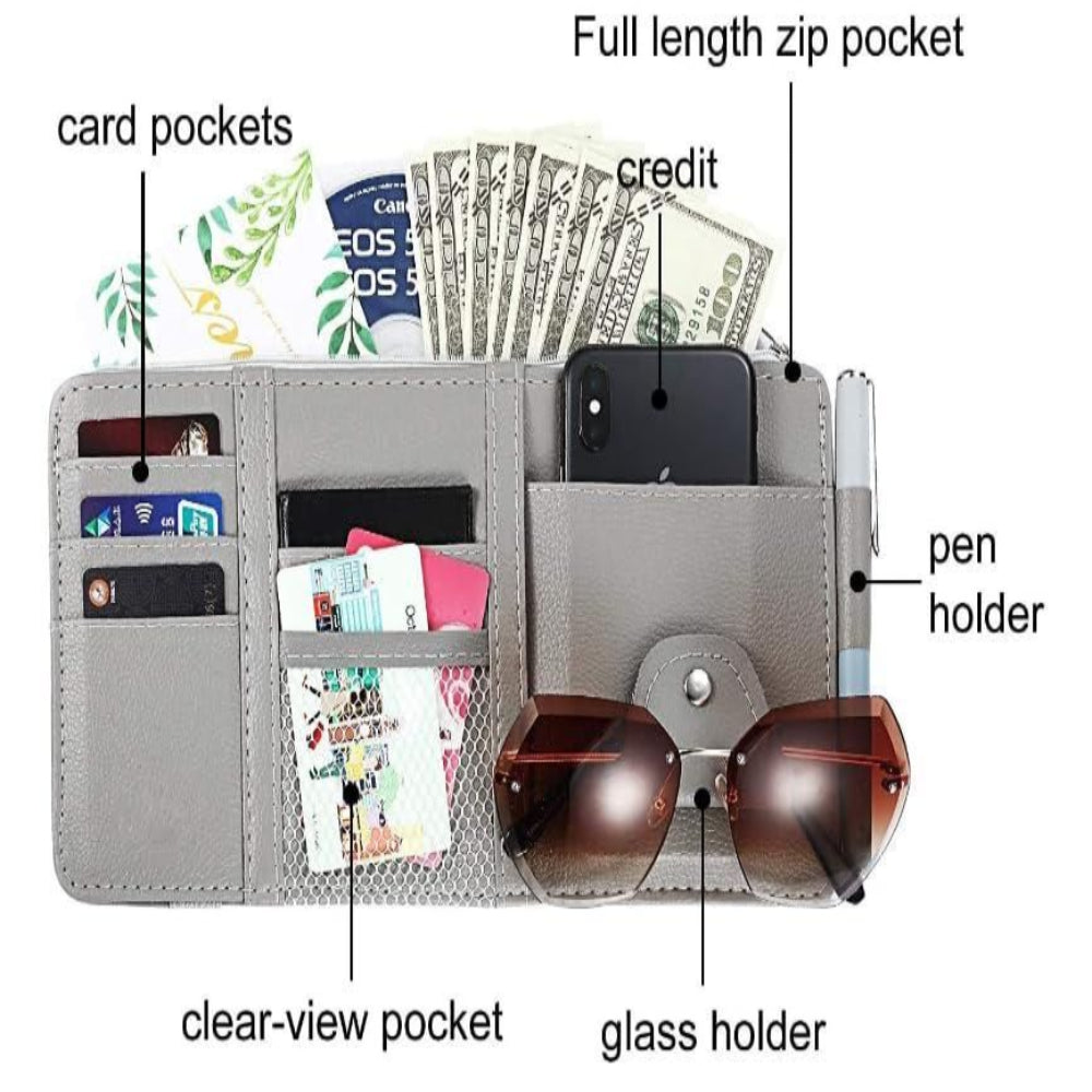 Car Visor Storage Organizer