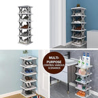 Foldable Shoe Rack - 6 Tier