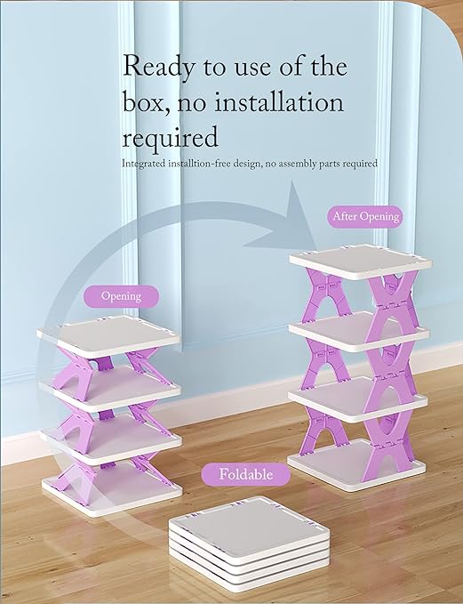 Foldable Shoe Rack - 6 Tier