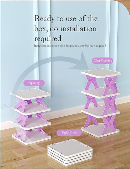 Foldable Shoe Rack - 6 Tier